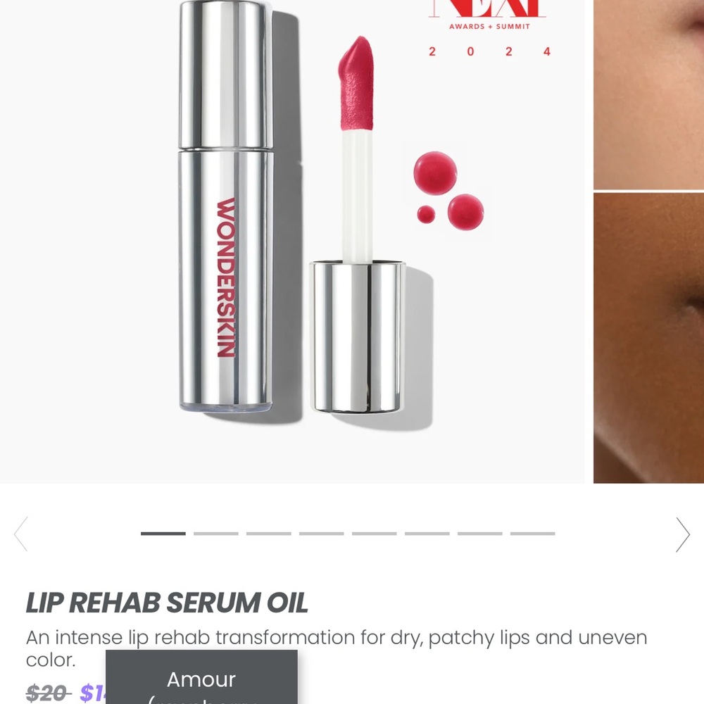 FINAL! Wonderskin Lip Rehab Serum Oil Bundle Kissed Lover and Amour - Picture 3 of 5